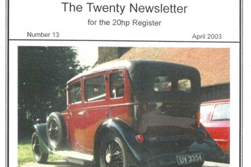Newsletter 13 - April 2003