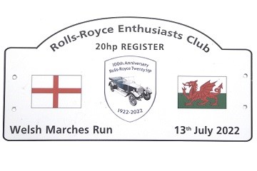 20hp Centenary Welsh Marches Run