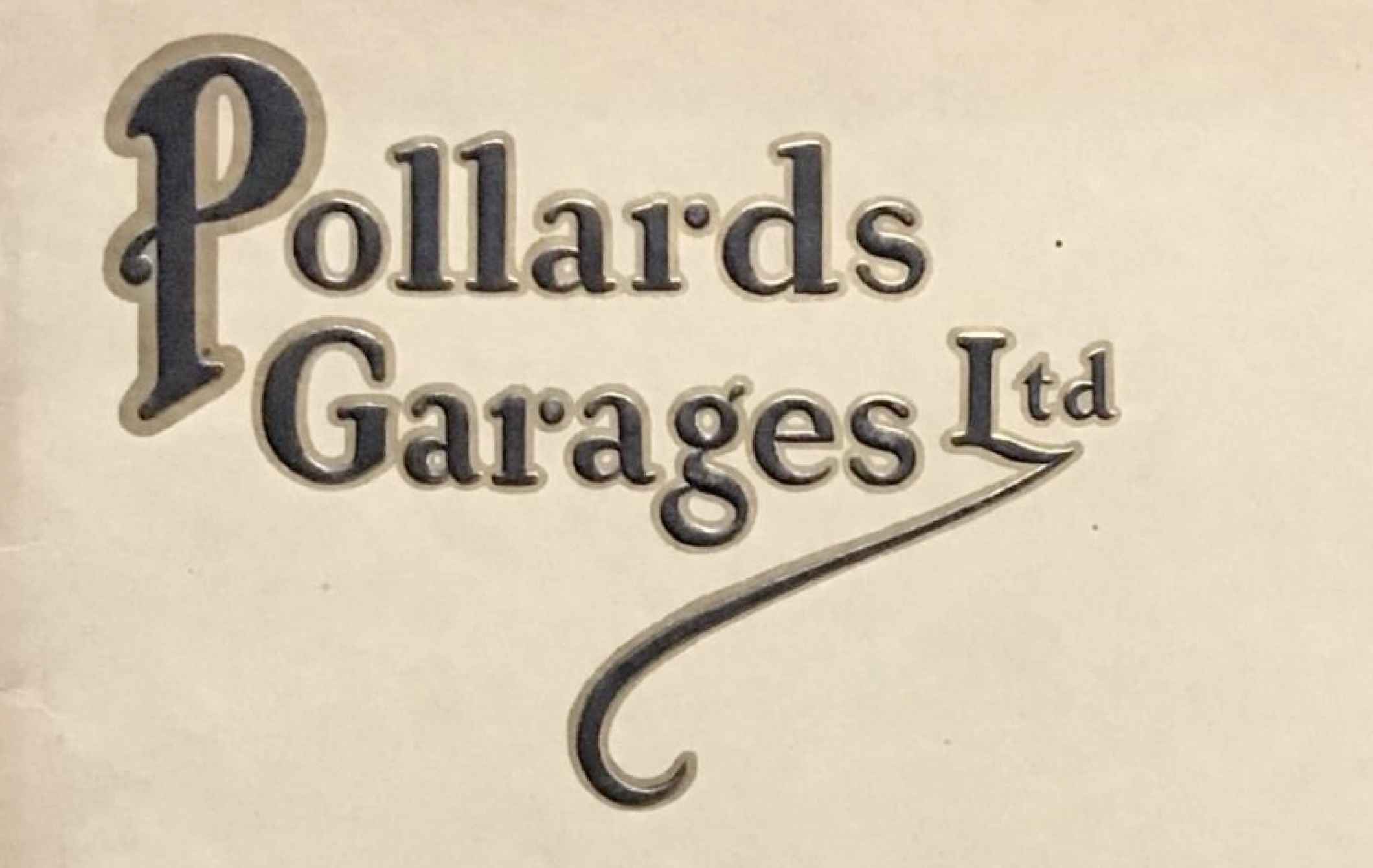 Pollards Garage Advert 1928, no other RR’s in brochure